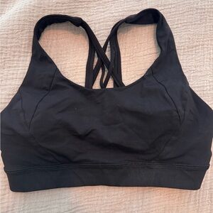 Lululemon Energy Sports Bra Size 8 Black